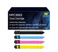 MPC3003 Cartucce toner compatibile Per Ricoh, con chip | Sostituzione della cartuccia toner MPC3003 for stampante MPC3003 MPC3004 MPC3004ex MPC3503 MPC3504(4 colors)