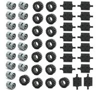 MPDACJGY Assiale Ruote MOC per Assemblaggi Fai da Te, Compatibile con Piccoli Blocchi