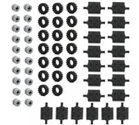 MPDACJGY Assiale Ruote MOC per Assemblaggi Fai da Te, Compatibile con Piccoli Blocchi