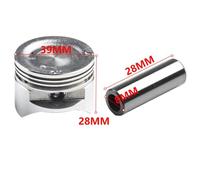 MPDACJGY Set di Anelli a pistone 39 mm Compatibile con GX35 GX35NT HHT35S UMK35 Include Cerchi per Perno a pistone e segmenti di pistone per Il Motore
