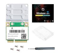 MPE-AX3000H Dual Band WiFi 6 Card 802.11ax Wireless Half Mini PCI-E Scheda WiFi PCI Express Network Adapter BT5.0 2.4GHz 574Mbps 5GHz 2.4Gbps (160MHz) solo per Windows 10 64 bit Migliore 7260HMW Scheda WiFi