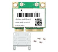 MPE-AX3000H Wi-Fi 6 con scheda PCIe Bluetooth 5.2, 574Mbps + 2.4Gbps AX3000, 160MHz, OFDMA, MU-MIMO, per PC portatile, bassa latenza per gaming/streaming, compatibile con Windows 10/11 64-bit