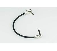 MPE - Cavo patch per strumenti e pedali effetto 50cm assemblato con due Jack mono ultra piatti ad angolo 90° pipa D. 6,3mm mod: G16-50cm