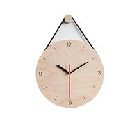 MPENGOZ Orologi da Parete in Legno con Cinturino, Orologio Creativo Minimalista Giapponese Nordico Moderno, Decorazione silenziosa per Soggiorno e Camera da Letto, Orologio da p