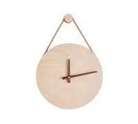 MPENGOZ Orologi da Parete in Legno con Cinturino, Orologio Creativo Minimalista Giapponese Nordico Moderno, Decorazione silenziosa per Soggiorno e Camera da Letto, Orologio da p