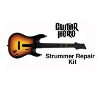 MPF Products Guitar Hero World Tour GHWT Kit di riparazione per chitarra Strummer (2 interruttori Strum) di ricambio compatibile con XBOX 360 PS2 PS3 Wii