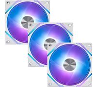 MSI Ventola MPG EZ120 ARGB WHITE - Ventola ARGB da 120 mm, blocco connettore magnetico brevettato, collegamento a margherita, cuscinetto fluido dinamico con fissaggio a dado extra, mozzo ventola,