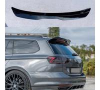 MPGOOD ABS Ala Posteriore per VW Passat B8 Immobiliare 2015 + Gloss Spoiler sul Tetto Estensione Auto Ala Posteriore Spoiler per Passat R-Line B8,Glossy Black