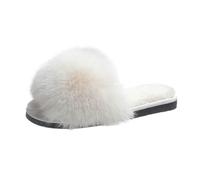 MPINGRTH Ciabatte Donna Pantofole Bianche Pantofole da Donna Pantaloncine-bianco-37