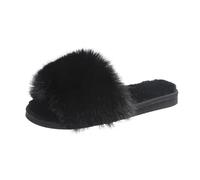 MPINGRTH Ciabatte Donna Pantofole Bianche Pantofole da Donna Pantaloncine-nero-42