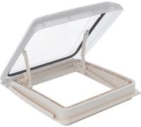 Mpk visionstar m cofano per caravan 400 x 400 mm senza ventilazione permanente bianco per spessori del tetto 25-60 mm
