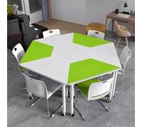 MPLFHSYOS Banco modulare esagonale for attività di gruppo - Arredo multiuso for aule, laboratori STEM, consulenza e sessioni formazione(E2)