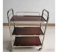 MPLFHSYOS Carrello multifunzionale for servizi alimentari, carrello mobile, carrello multiuso mobile tutto in uno for ristoranti di hotel, dispensa for uffici, catering for eventi(R)