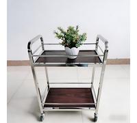 MPLFHSYOS Carrello multifunzionale for servizi alimentari, carrello mobile, carrello multiuso mobile tutto in uno for ristoranti di hotel, dispensa for uffici, catering for eventi(M)