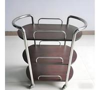 MPLFHSYOS Carrello multifunzionale for servizi alimentari, carrello mobile, carrello multiuso mobile tutto in uno for ristoranti di hotel, dispensa for uffici, catering for eventi(B)