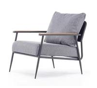 MPLFHSYOS Comode poltrone imbottite in pelle/cotone lino/tessuto tecnico/lana d'agnello, sedia con accento singolo con gambe in metallo, for mobili da soggiorno(G)