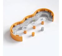 MPLFHSYOS Divano a forma di S for soggiorno, tavolo e sgabello rotondo, divano modulare imbottito, for uffici, lounge, sale d'attesa(10)