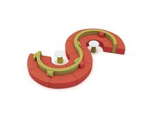 MPLFHSYOS Divano curvo creativo for ufficio for la reception degli ospiti, divano for il tempo libero dalla forma personalizzata, for la hall della biblioteca dell'istituto di formazione(640 * 360cm)