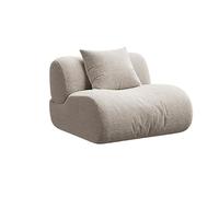 MPLFHSYOS Divano Doppio Senza Osso, Divano Moderno A Due Posti Con Morbida Ciniglia E Schiuma Ad Alta Densità, A Sacco A Forma Di Nuvola,Non Richiede Montaggio(Single seat)