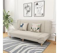 MPLFHSYOS Divano In Tessuto Confortevole, Divano Alla Moda E Semplice, Diva-no In Tessuto Con Gambe In Legno Naturale, Div-ano Per Vivere Da Soli, Div-ano Moderno Scandinavo(K,120cm)