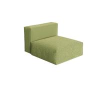 MPLFHSYOS Divano in tessuto creativo, divano modulare elegante e da salotto, memory foam ad alta resilienza, for soggiorno/dormitorio/uso ospiti/ufficio domestico/appartamento(Green1,80 * 80 * 70cm)