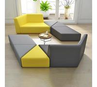 MPLFHSYOS Divano moderno e creativo for reception, irregolare - imbottito di alta qualità for ufficio vendite, ospedale chirurgia plastica, sala d'attesa aziendale, della hall dell'hotel(1)