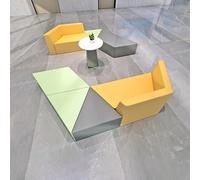 MPLFHSYOS Divano moderno e creativo for reception, irregolare - imbottito di alta qualità for ufficio vendite, ospedale chirurgia plastica, sala d'attesa aziendale, della hall dell'hotel(11)