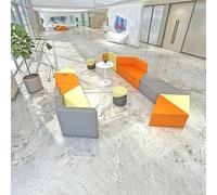 MPLFHSYOS Divano moderno e creativo for reception, irregolare - imbottito di alta qualità for ufficio vendite, ospedale chirurgia plastica, sala d'attesa aziendale, della hall dell'hotel(15)