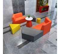 MPLFHSYOS Divano moderno e creativo for reception, irregolare - imbottito di alta qualità for ufficio vendite, ospedale chirurgia plastica, sala d'attesa aziendale, della hall dell'hotel(4)