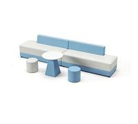 MPLFHSYOS Divano modulare creativo, divani ergonomici, con struttura in legno massello e schiuma ad alta resilienza a doppio strato, for ufficio, ospedale, banca, caffetteria, ristorante(320 * 60cm)