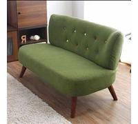 MPLFHSYOS Divano piccolo for soggiorno adatto for una persona, poltrona da balcone, piccolo appartamento nordico in stile giapponese, divano in tessuto doppio o triplo, negozio di abbigliamento(Blue)