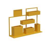 MPLFHSYOS Espositore For Fiori, Carrello For Fiori A 3 Strati, Portafiori In Metallo, Scaffale For Bouquet Da Fiorista, For Matrimoni, Fioristi, Interni, Esterni, Patio, Giardino(B)