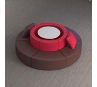 MPLFHSYOS Reception dell'ufficio, Reception, Riposo, Atrio dell'istituto di formazione, Reception, Area di attesa for i genitori, Divano creativo, Vestiti in tessuto(A5)