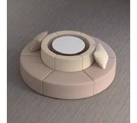 MPLFHSYOS Reception dell'ufficio, Reception, Riposo, Atrio dell'istituto di formazione, Reception, Area di attesa for i genitori, Divano creativo, Vestiti in tessuto(A7)