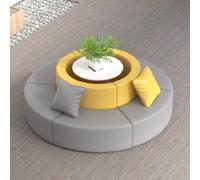 MPLFHSYOS Reception dell'ufficio, Reception, Riposo, Atrio dell'istituto di formazione, Reception, Area di attesa for i genitori, Divano creativo, Vestiti in tessuto(A11)