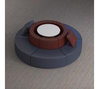 MPLFHSYOS Reception dell'ufficio, Reception, Riposo, Atrio dell'istituto di formazione, Reception, Area di attesa for i genitori, Divano creativo, Vestiti in tessuto(A1)