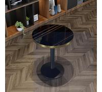 MPLFHSYOS Sedile in similpelle, set di divani e sedie for bar, con comodo cuscino e schiuma ad alta resilienza, for sedute da pranzo, lounge e caffetteria(Black,60cm)