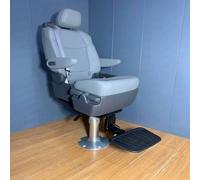 MPLFHSYOS Sedili for barche con binario di sollevamento, sedile di guida for la pesca con braccioli e schienale regolabile, sedia anti-onde multifunzionale con sollevamento(A)