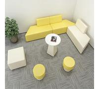 MPLFHSYOS Set di divani moderni for ufficio irregolari, scenari multipli for sala lettura centri commerciali/ricevimenti aziendali/ospedale chirurgia plastica/centro espositivo(15)