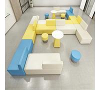 MPLFHSYOS Set di divani moderni for ufficio irregolari, scenari multipli for sala lettura centri commerciali/ricevimenti aziendali/ospedale chirurgia plastica/centro espositivo(10)
