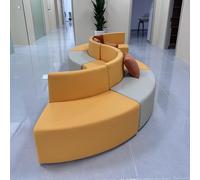 MPLFHSYOS Set di divani modulari, mobili creativi poligonali, cotone compresso ad alta resilienza, for soggiorno, camera da letto, ufficio, centro commerciale, attività commerciale(4.2 * 2m)