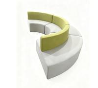 MPLFHSYOS Set di divani modulari, mobili creativi poligonali, cotone compresso ad alta resilienza, for soggiorno, camera da letto, ufficio, centro commerciale, attività commerciale(3.2m)