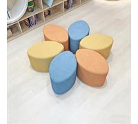 MPLFHSYOS Set di sgabelli modulari esagonali Piece - Sedute Colorate ad Incastro for la Sala Giochi dei Bambini, Le aule e Gli spazi collaborativi in Ufficio(13)