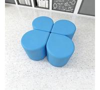 MPLFHSYOS Set di sgabelli modulari esagonali Piece - Sedute colorate ad incastro for la sala giochi dei bambini, le aule e gli spazi collaborativi in ufficio(8)