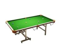 MPLFHSYOS Tavolo Da Biliardo E Ping Pong 2 In 1 Con Gambe Pieghevoli, Piccole Tasche For Allenamento Professionale E Divertimento In Famiglia(A,Steel 2.2m)