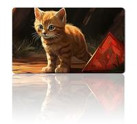 MPLR BOARD GAME Gioco da tavolo MTG tappetini da gioco+sacchetto impermeabile gratuito, bordi smussati, superficie in gomma liscia, MTG PlayMat with Zones(An Original Ancient Hellkite Playmat)