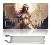 MPLR BOARD GAME Gioco da tavolo MTG tappetini da gioco + sacchetto impermeabile gratuito, bordi smussati, superficie in gomma liscia, MTG PlayMat with Zones(An Original Ancient Hellkite Playmat)