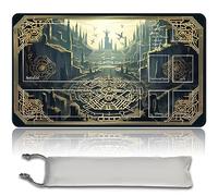 MPLR BOARD GAME Gioco da tavolo MTG tappetini da gioco + sacchetto impermeabile gratuito, bordi smussati, superficie in gomma liscia, MTG PlayMat with Zones(An Original MTG Playmat) (con zona)