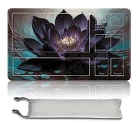 MPLR BOARD GAME Gioco da Tavolo MTG Tappetini da Gioco +Sacchetto Impermeabile Gratuito, Bordi Smussati, MTG PlayMat with Zones(An Original MTG Playmat) (Black Lotus)