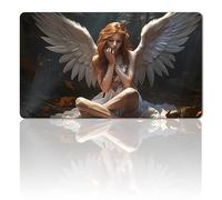 MPLR BOARD GAME Gioco da tavolo MTG tappetini da gioco + sacchetto impermeabile gratuito, bordi smussati, superficie in gomma liscia, MTG Playmat with Zones(An Original Angel of Flight Alabaster